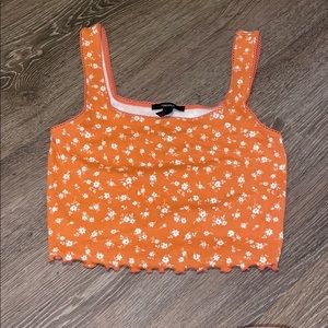 Floral crop top